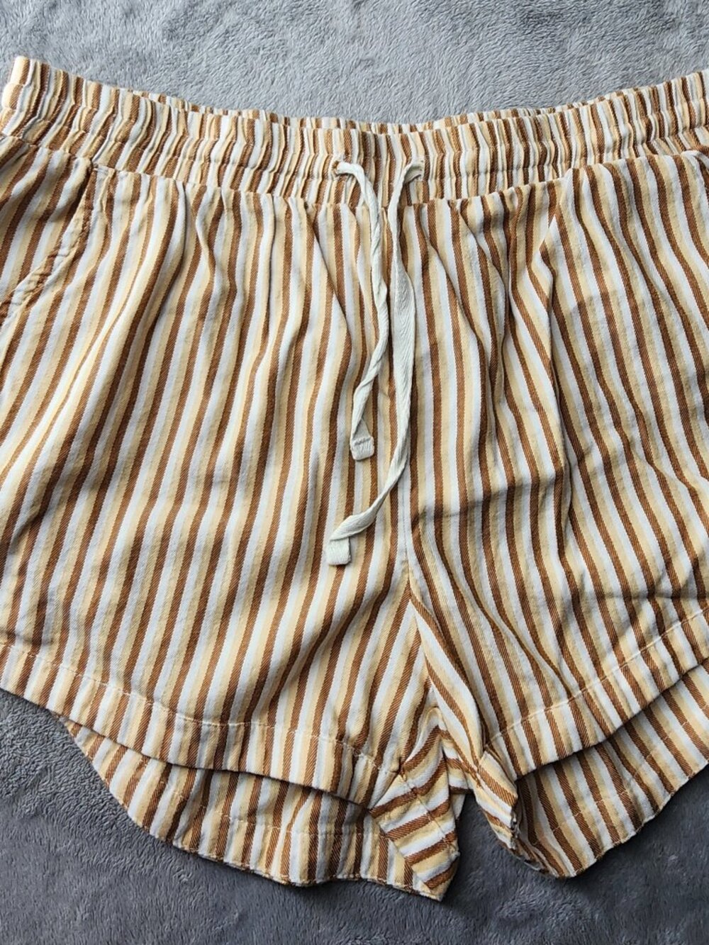 Billabong Road Trippin Striped Shorts NWOT Boho Coastal Lounge Size XL